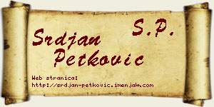 Srđan Petković vizit kartica